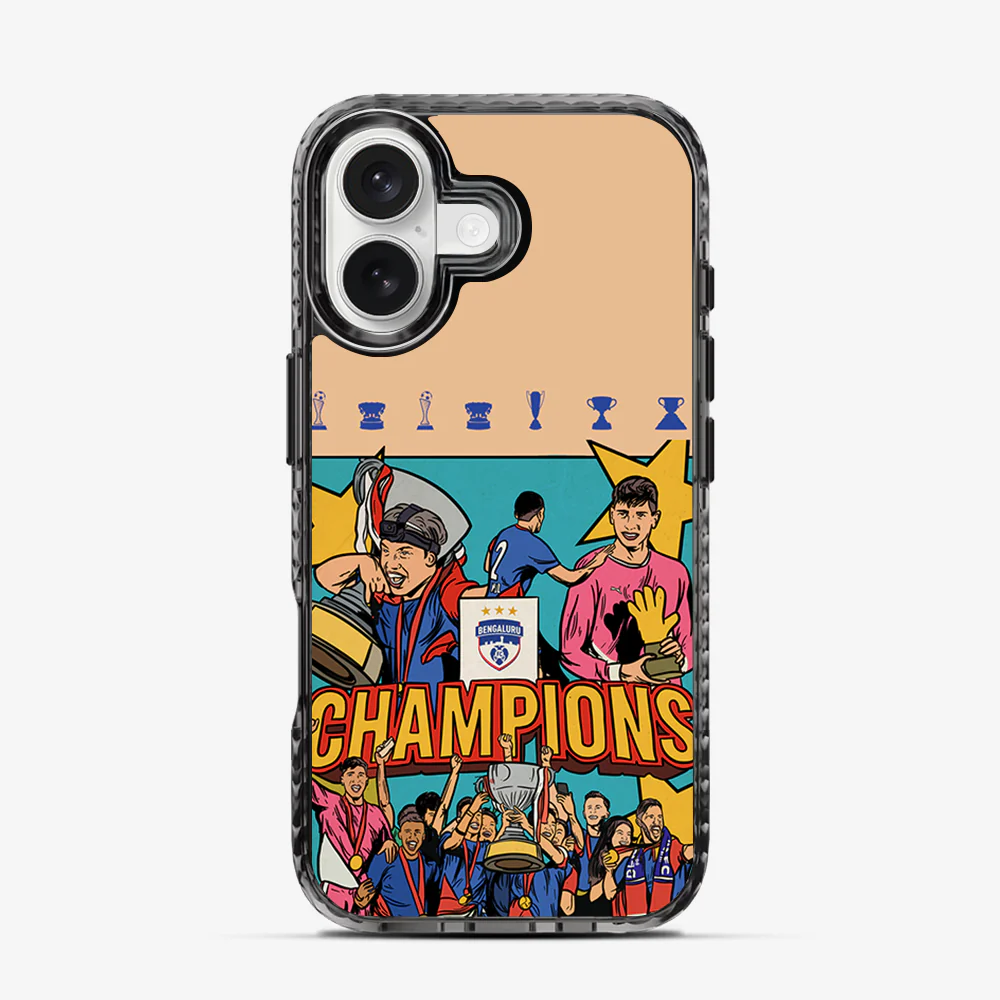 Champions Bengaluru FC iPhone 16 Case - Image 4