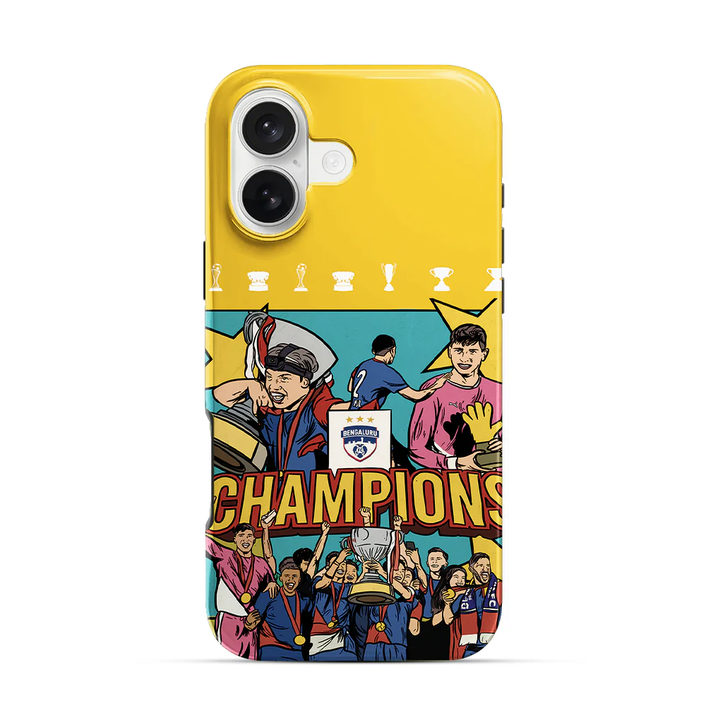 Champions | Two Bengaluru FC iPhone 16 Case