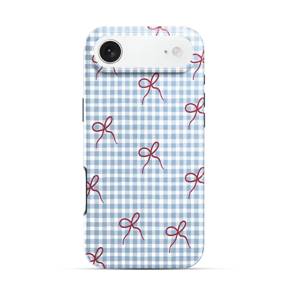 Checkered Bow iPhone Air Case