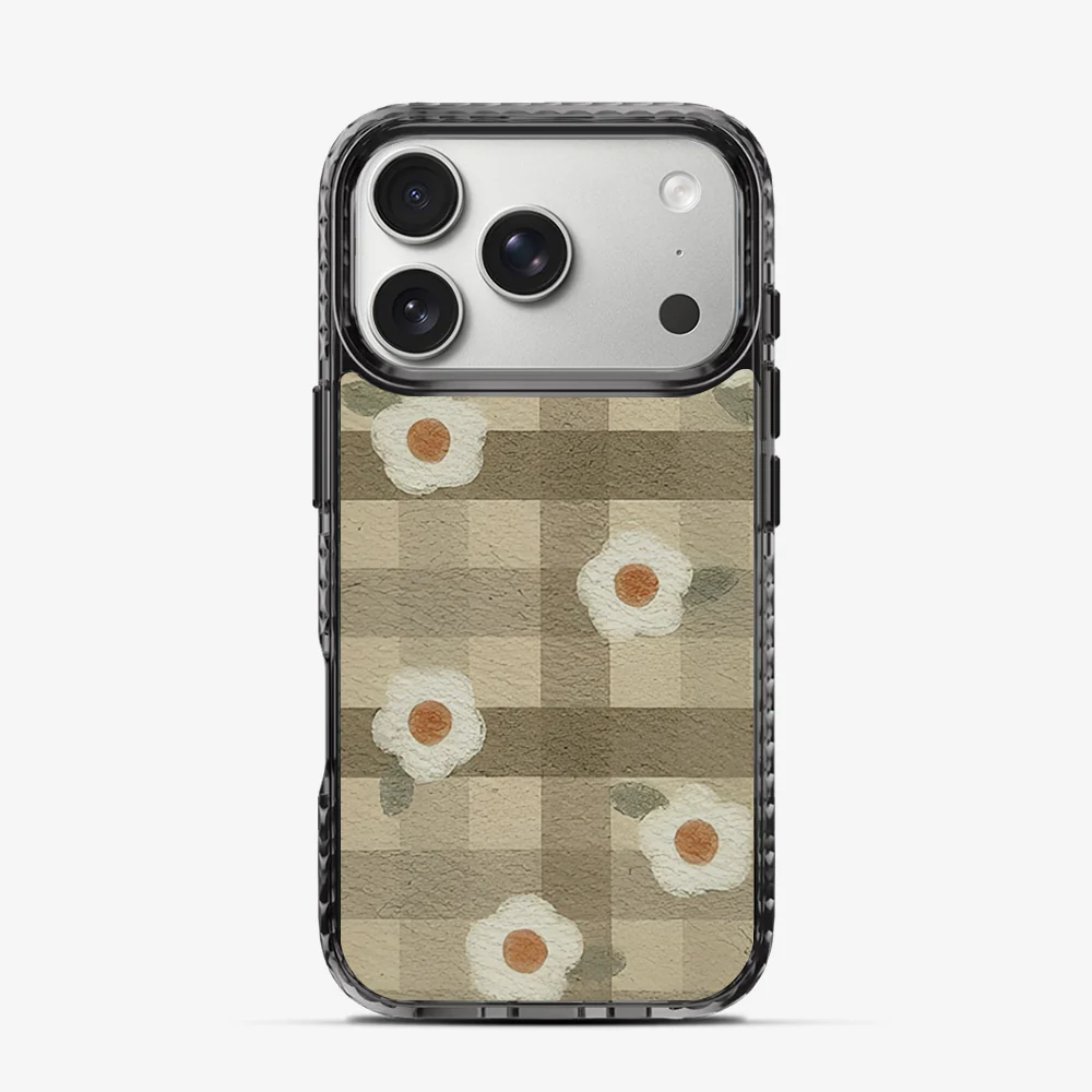 Checkered Flower iPhone 17 Pro Max Case - Image 4