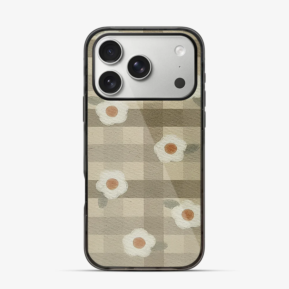 Checkered Flower iPhone 17 Pro Max Case - Image 5