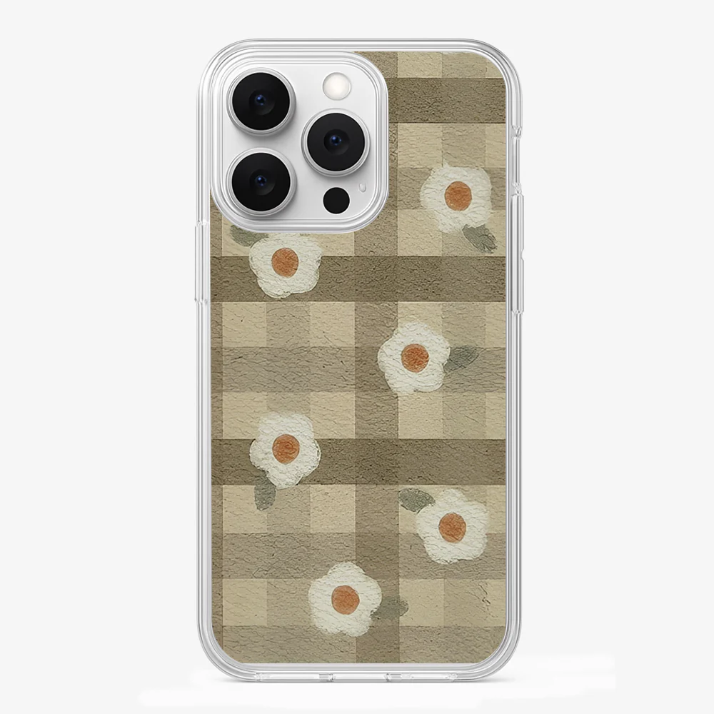 Checkered Flower Phone Case - Image 2
