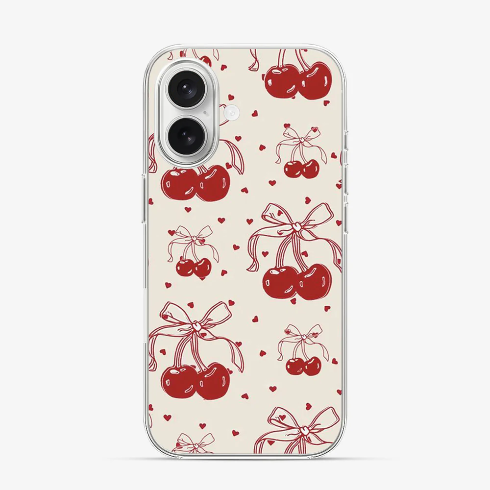 Cherry And The Bow iPhone 16 Case - Image 2