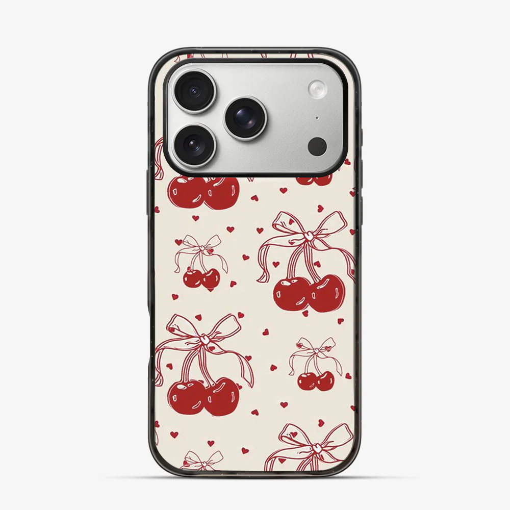 Cherry And The Bow iPhone 17 Pro Case - Image 3