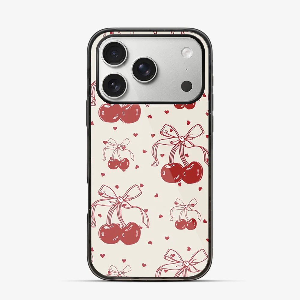 Cherry And The Bow iPhone 17 Pro Case - Image 5