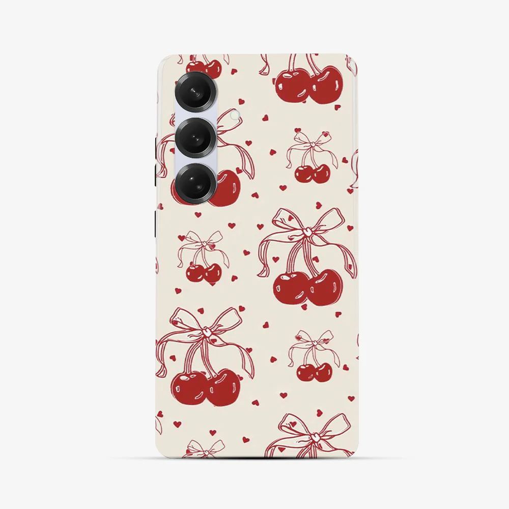 Cherry And The Bow Samsung Phone Case - Image 4