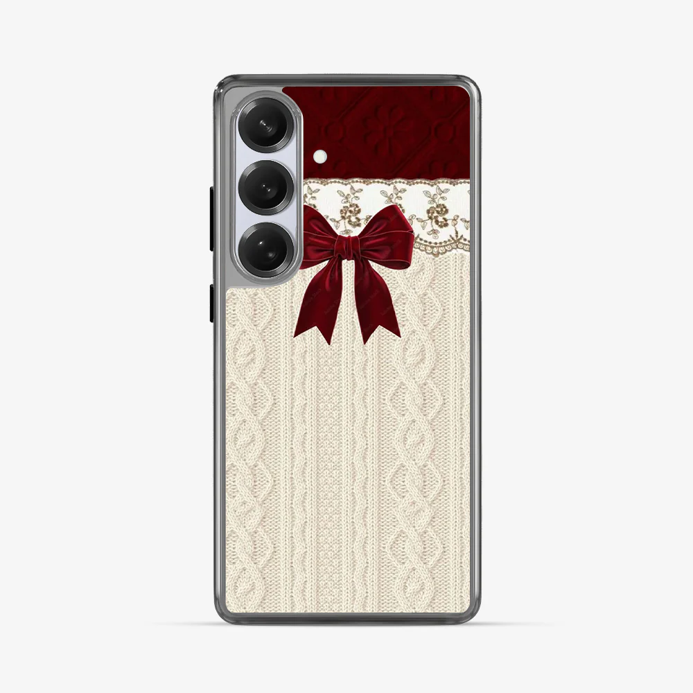 Christmas Bow Samsung Phone Case - Image 5
