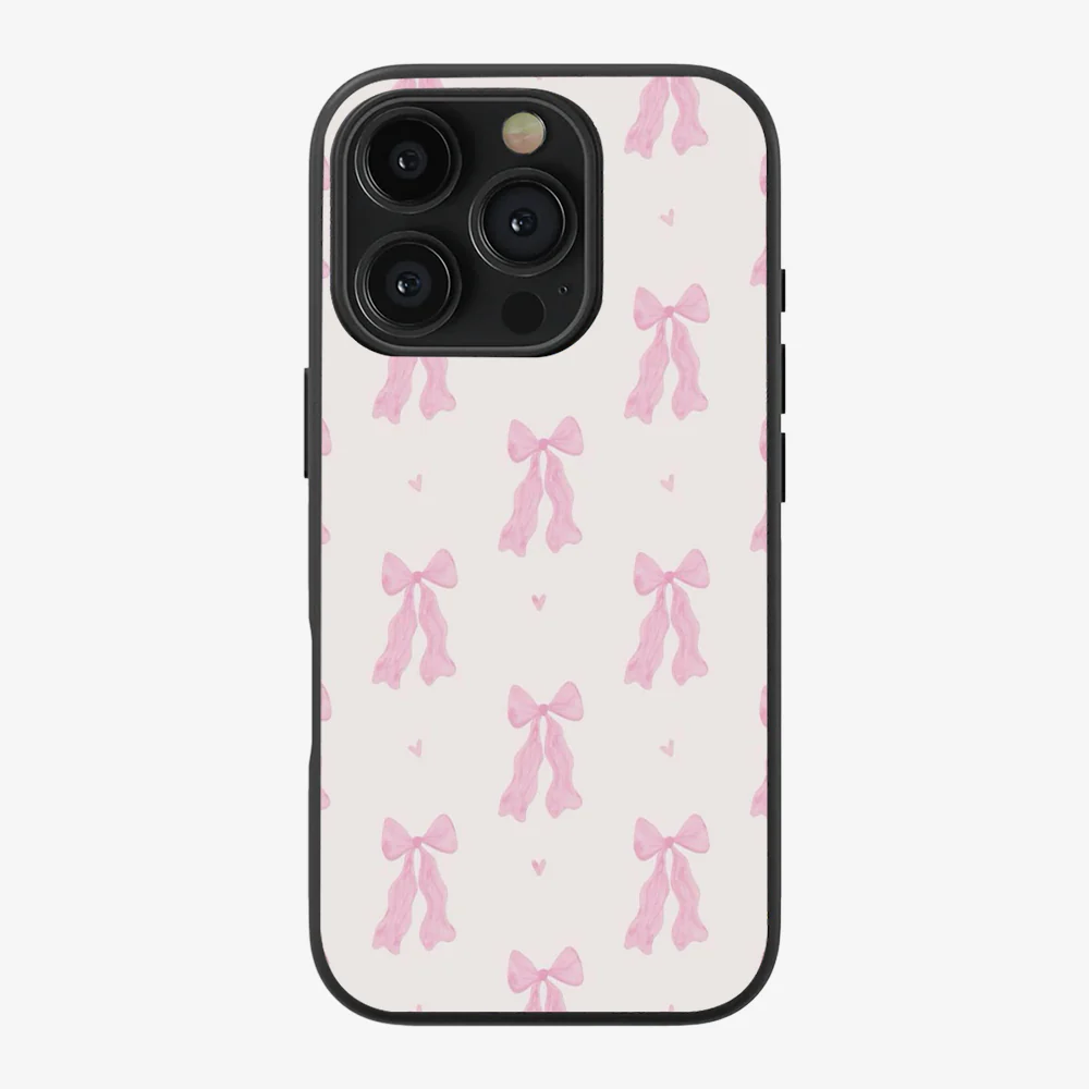 Coquette Pink Bow Phone Case