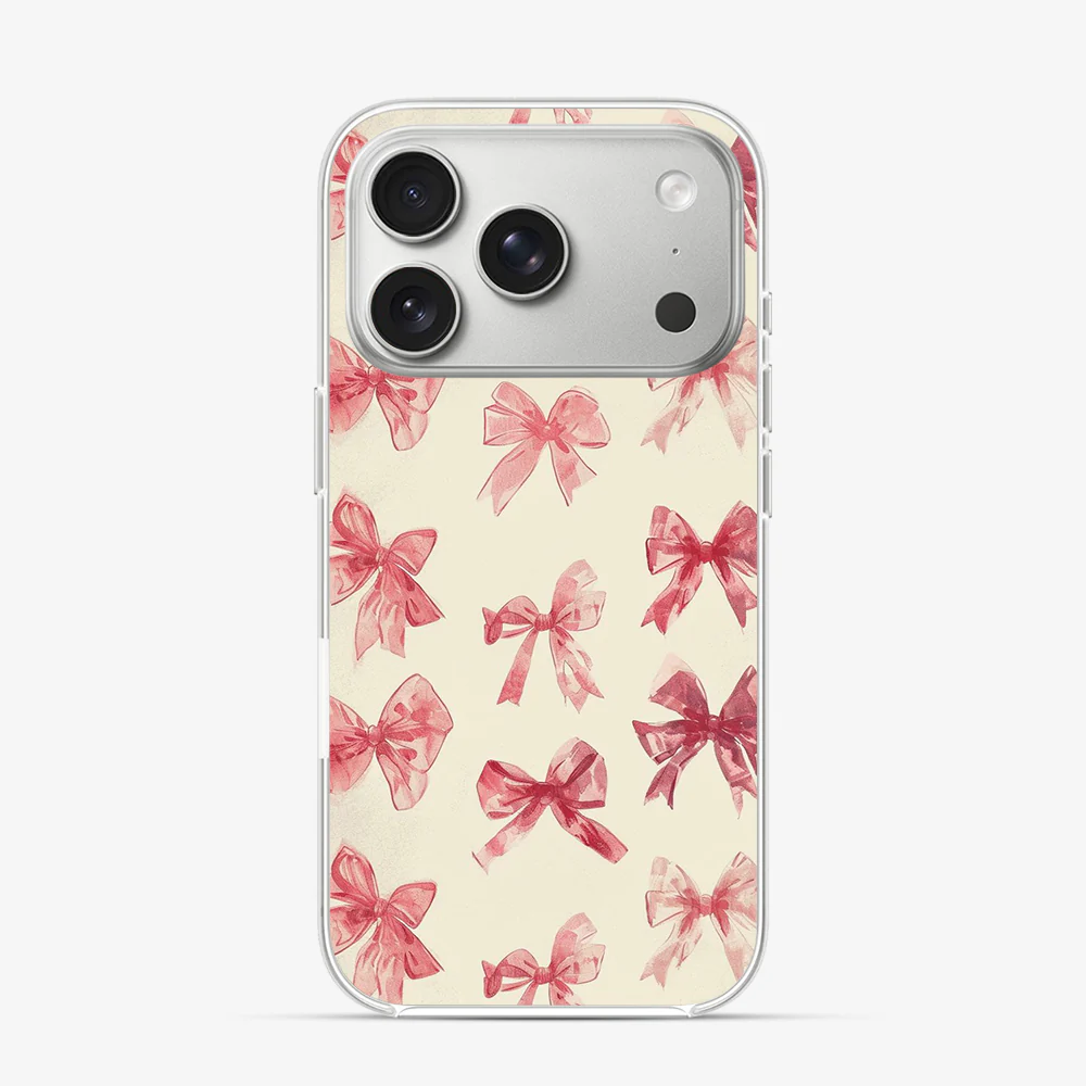 Coquette Sketchy Bow iPhone 17 Pro Case - Image 2
