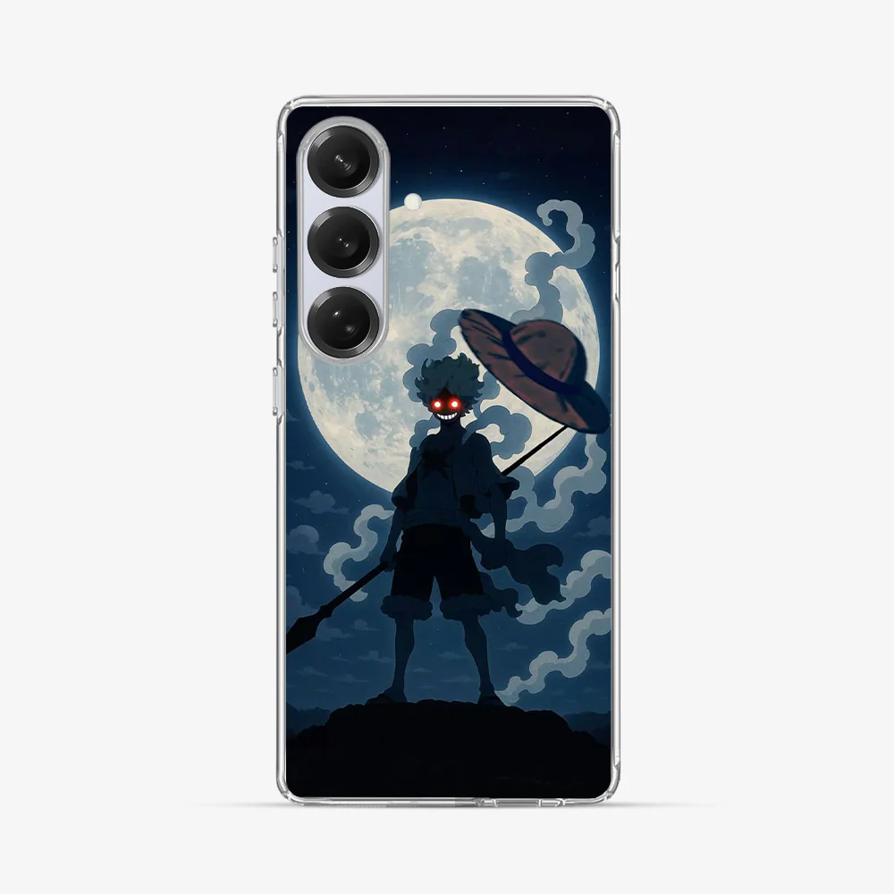 Dark Luffy Anime Samsung Phone Case - Image 2