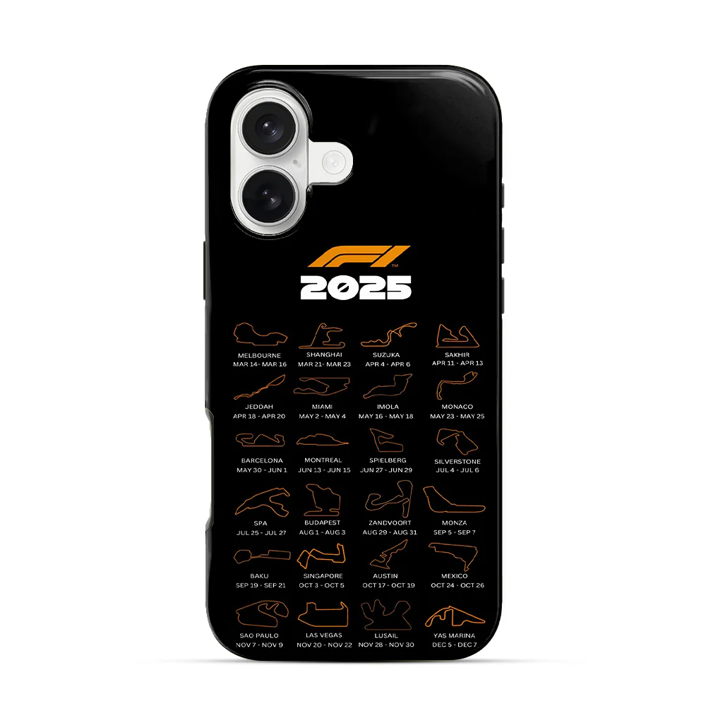 F1 Circuits iPhone 16 Case