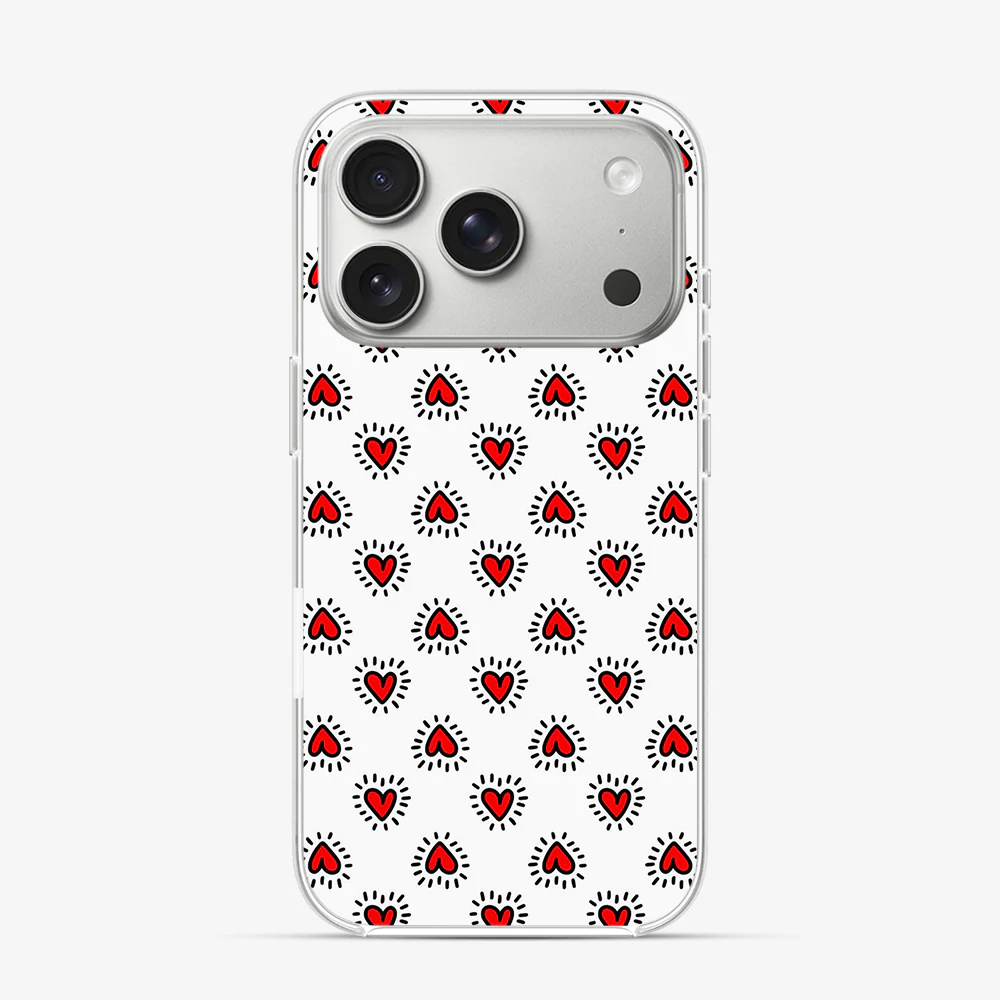 Falling Hearts | Two iPhone 17 Pro Max Case - Image 2
