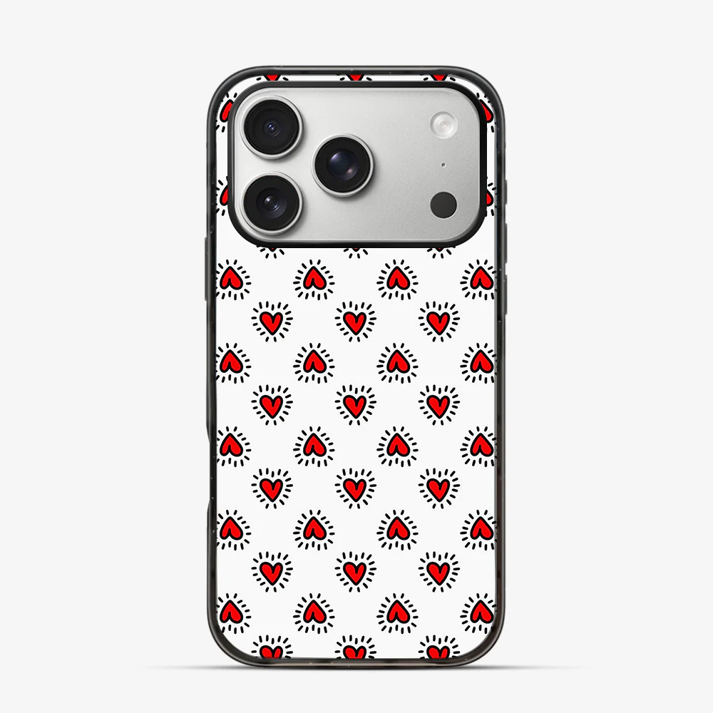 Falling Hearts | Two iPhone 17 Pro Max Case - Image 3