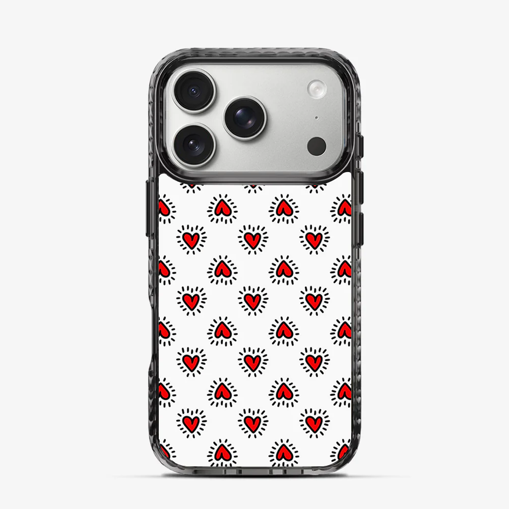 Falling Hearts | Two iPhone 17 Pro Max Case - Image 4
