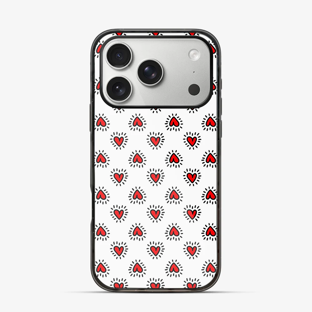 Falling Hearts | Two iPhone 17 Pro Max Case - Image 5