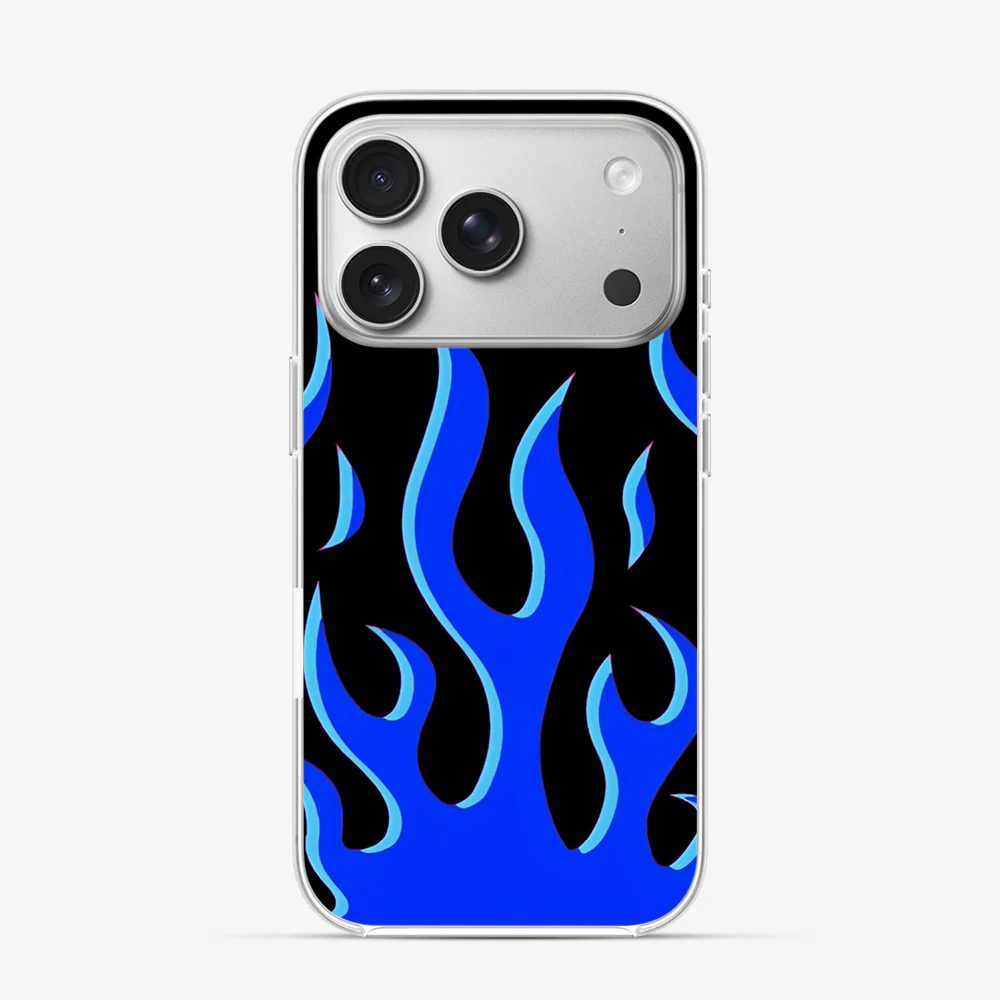Flame | Blue iPhone 17 Pro Case - Image 2