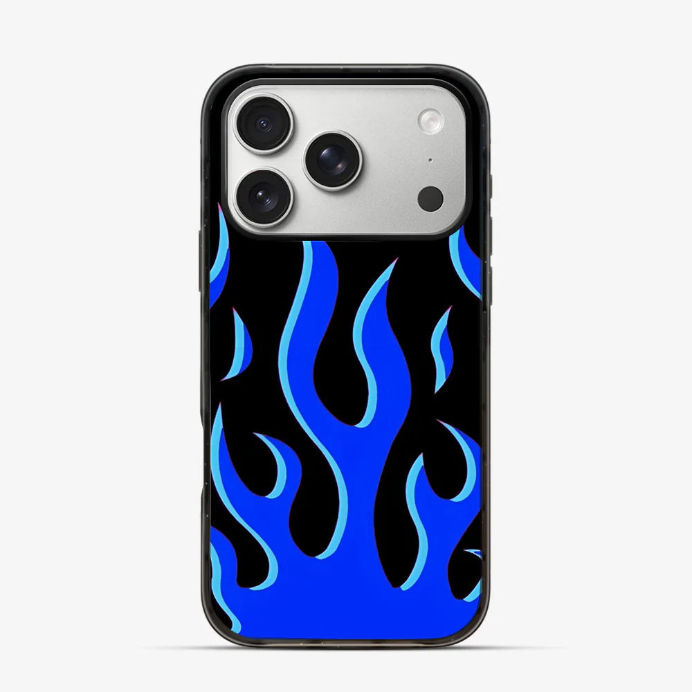 Flame | Blue iPhone 17 Pro Case - Image 3