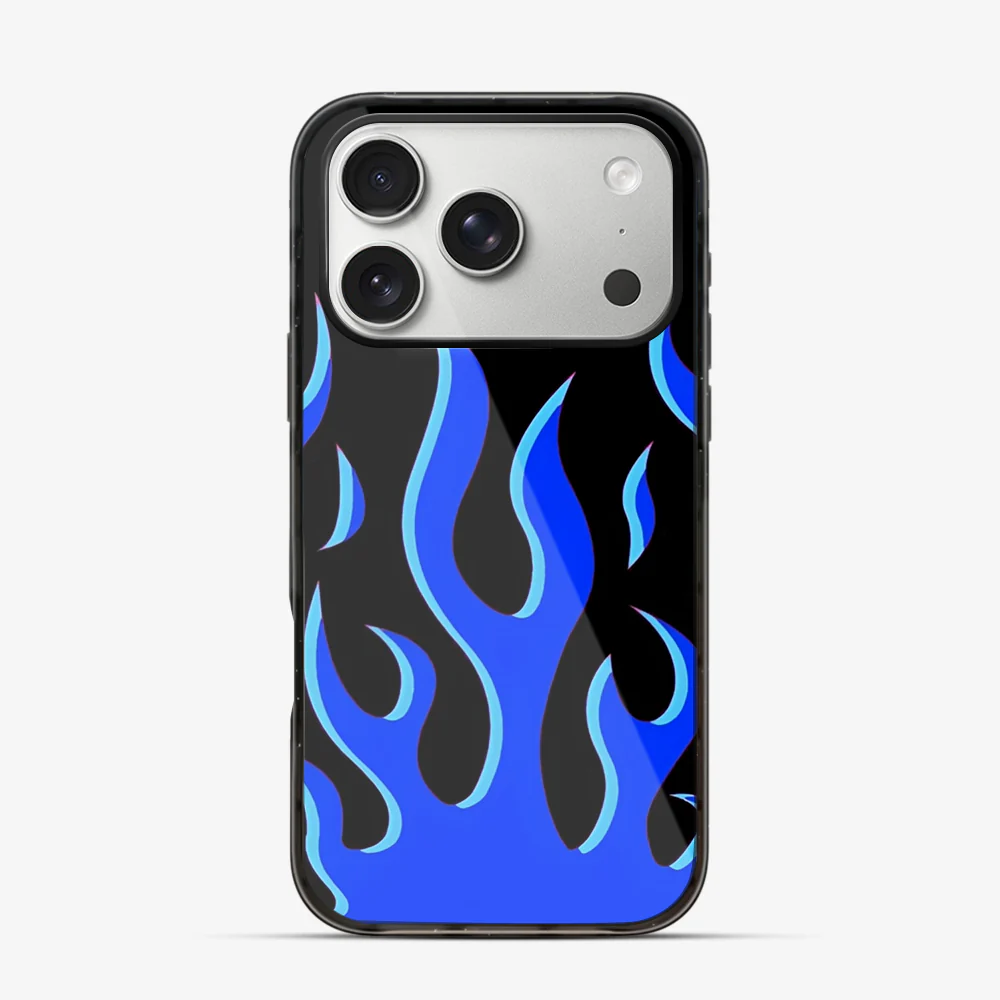 Flame | Blue iPhone 17 Pro Case - Image 5
