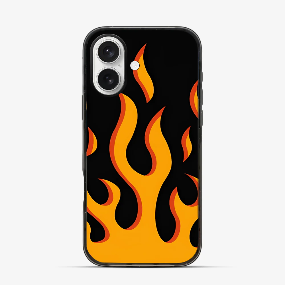 Flame | Orange iPhone 17 Case - Image 3