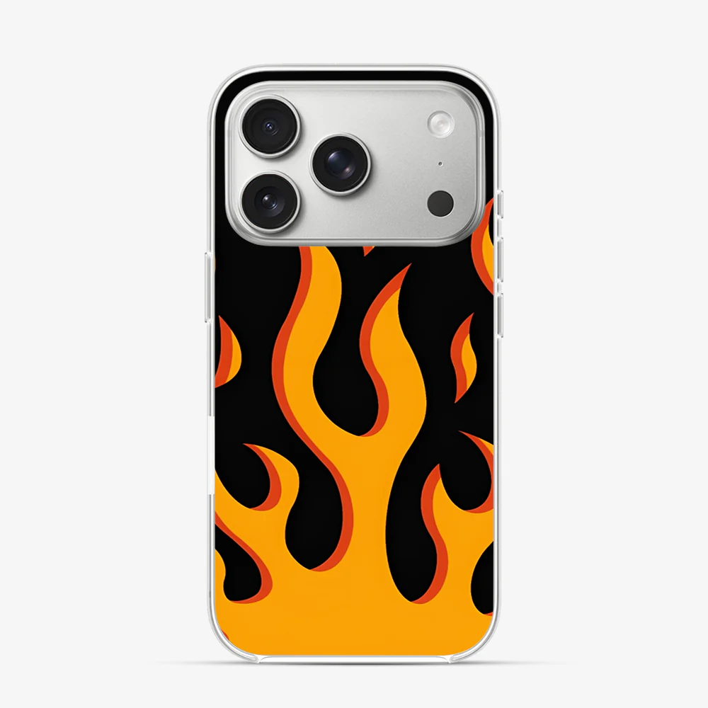Flame | Orange iPhone 17 Pro Max Case - Image 2