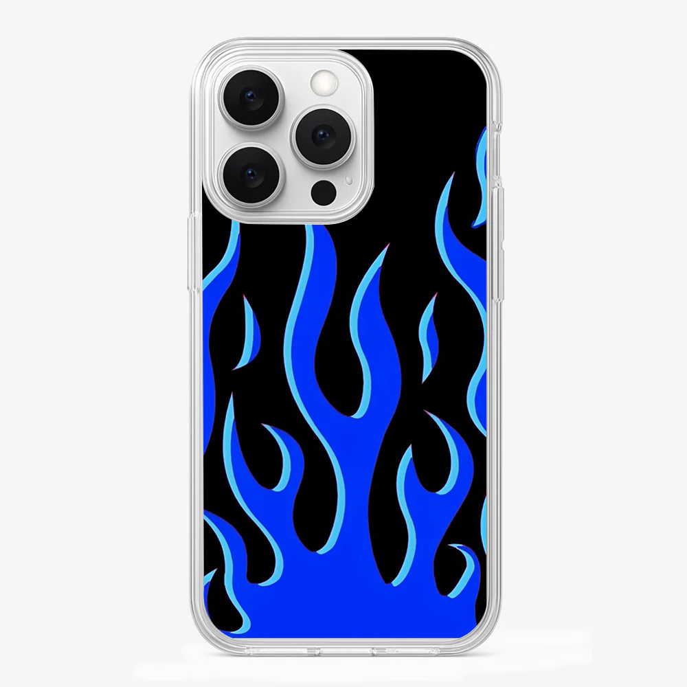 Flame Phone Case | Blue - Image 2