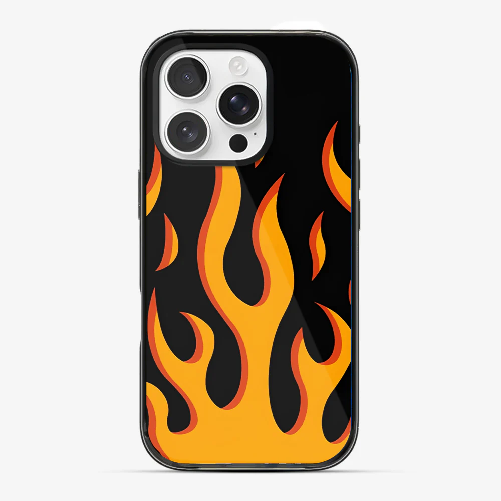 Flame Phone Case | Orange - Image 4