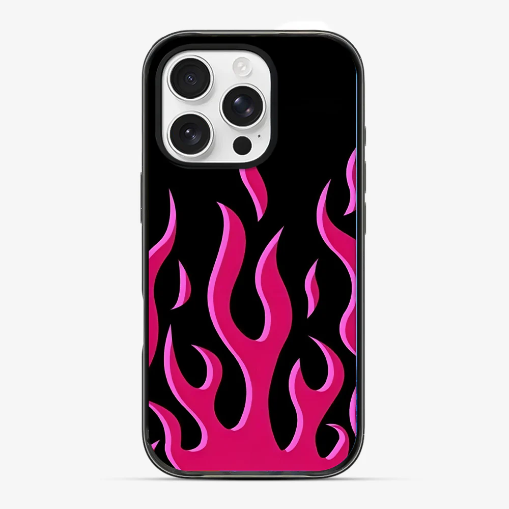 Flame Phone Case | Pink - Image 3