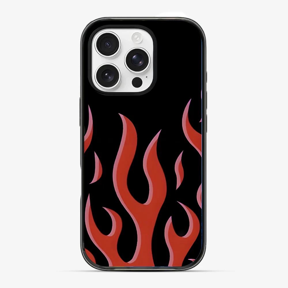 Flame Phone Case | Red - Image 3