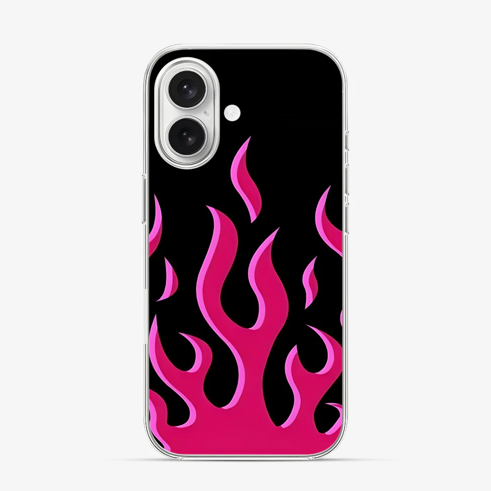Flame | Pink iPhone 17 Case - Image 2