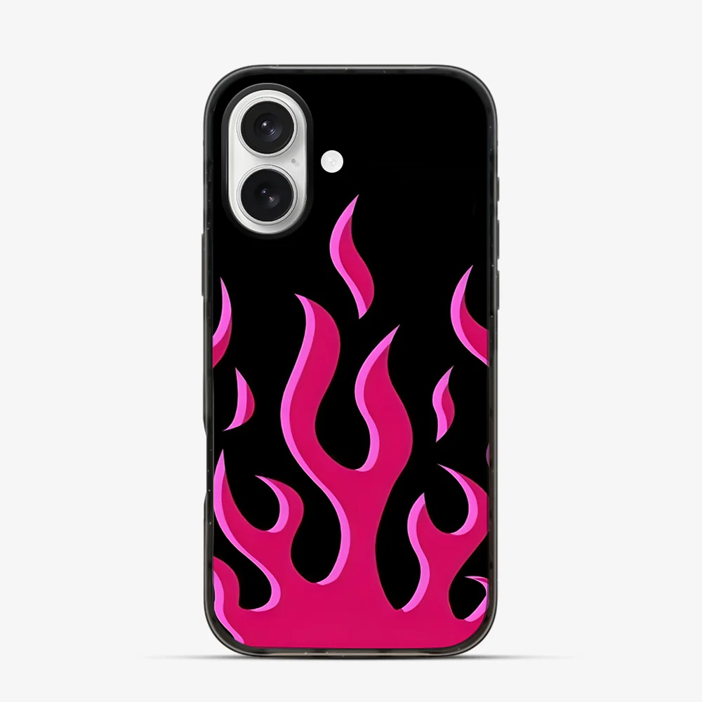 Flame | Pink iPhone 17 Case - Image 3