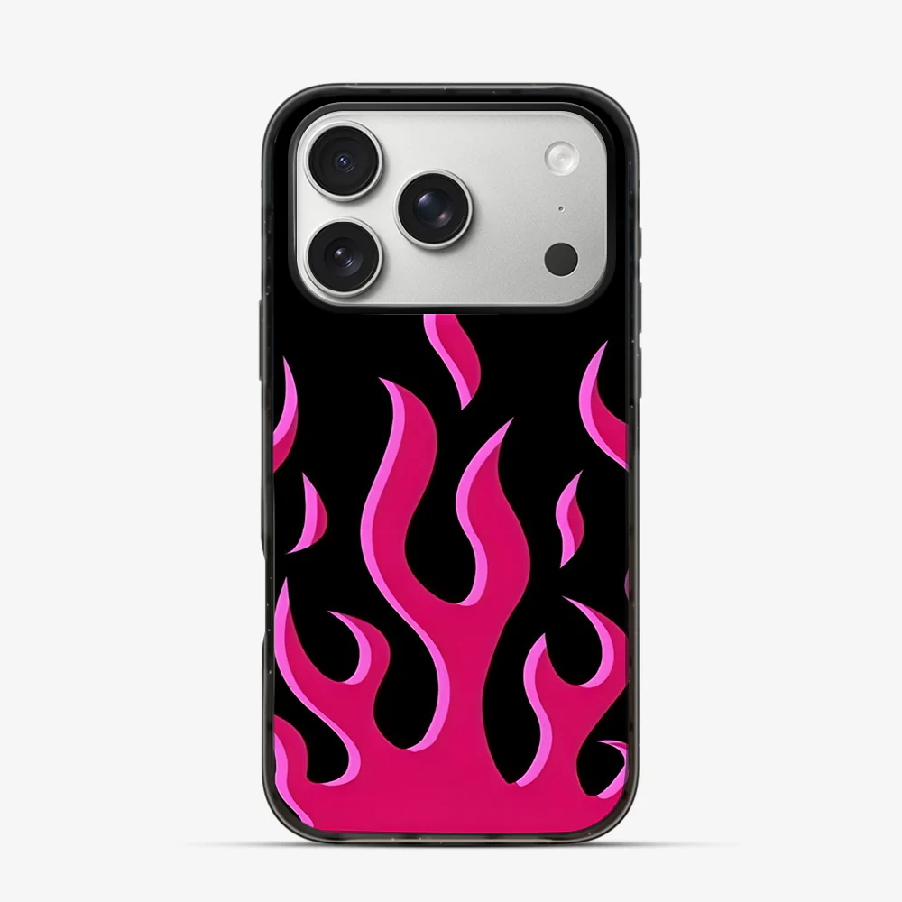 Flame | Pink iPhone 17 Pro Max Case - Image 3