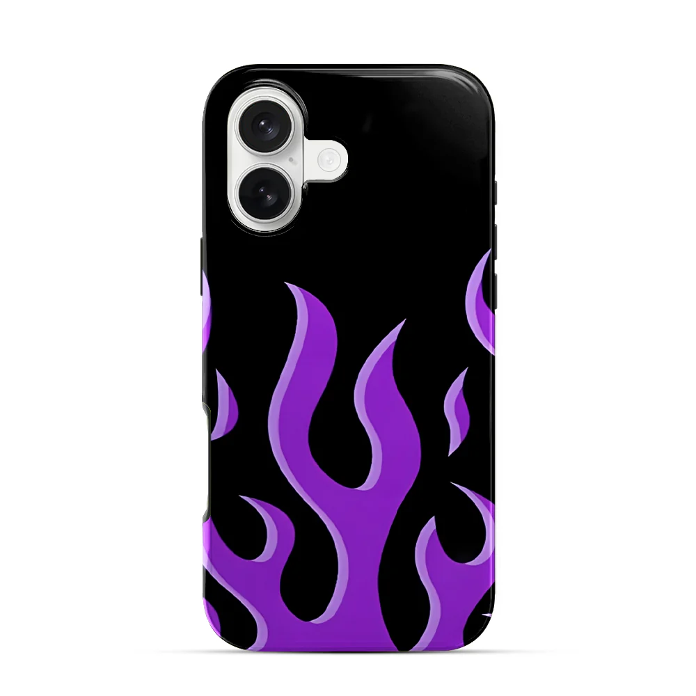 Flame | Purple iPhone 17 Case