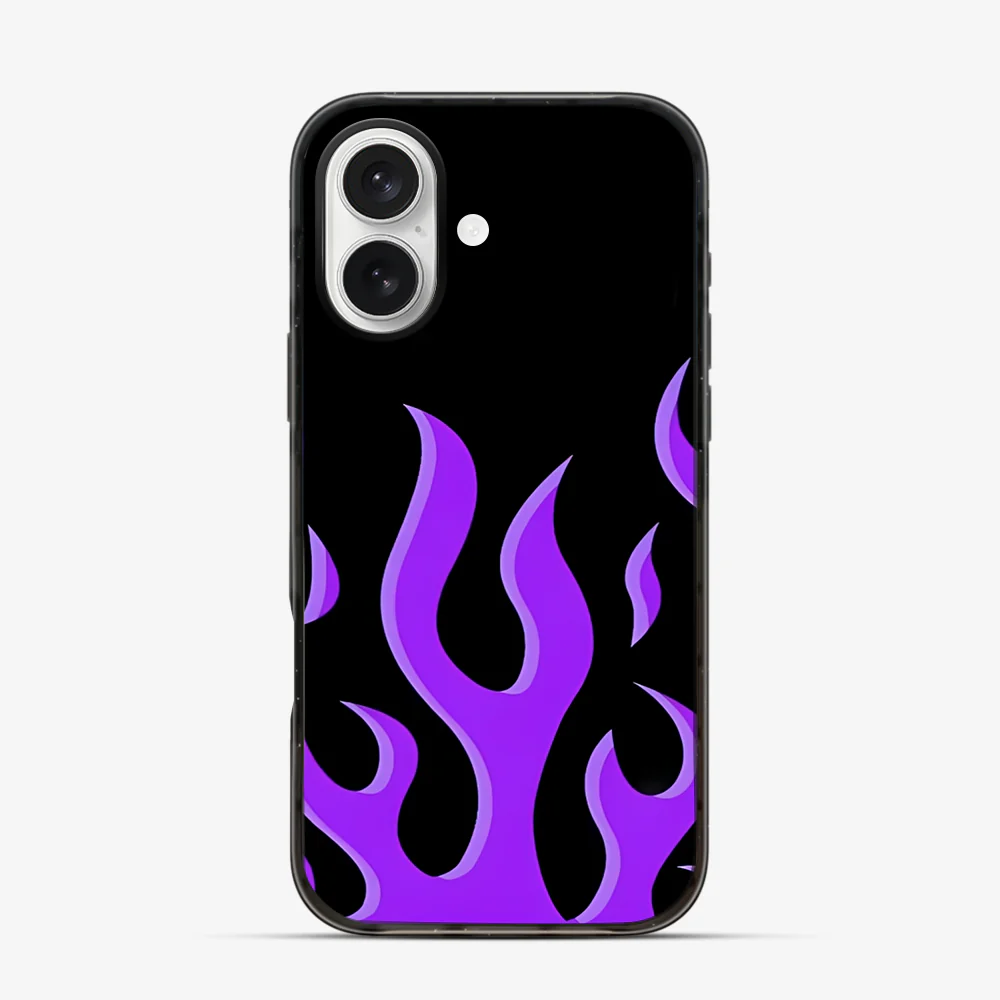 Flame | Purple iPhone 17 Case - Image 3