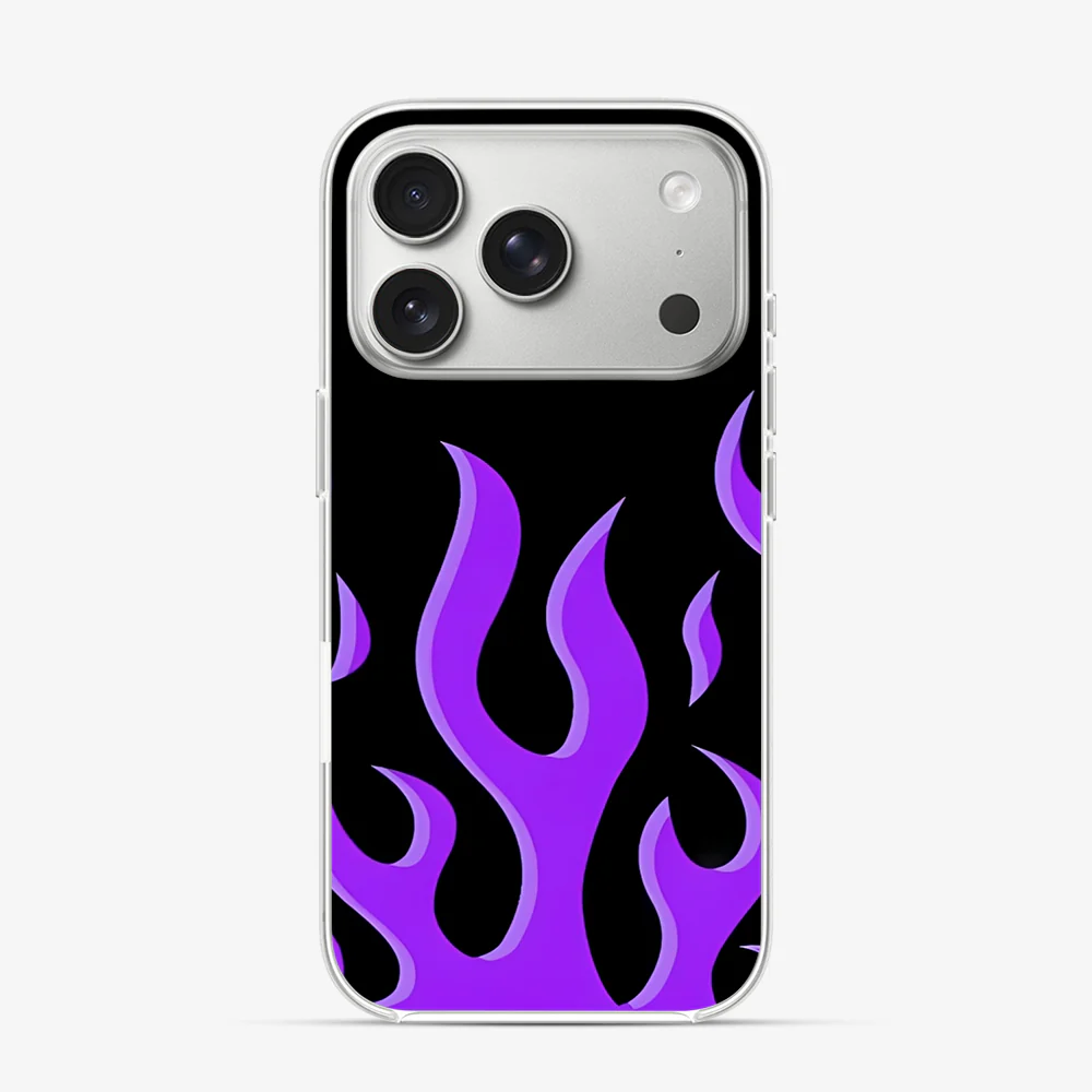 Flame | Purple iPhone 17 Pro Case - Image 2