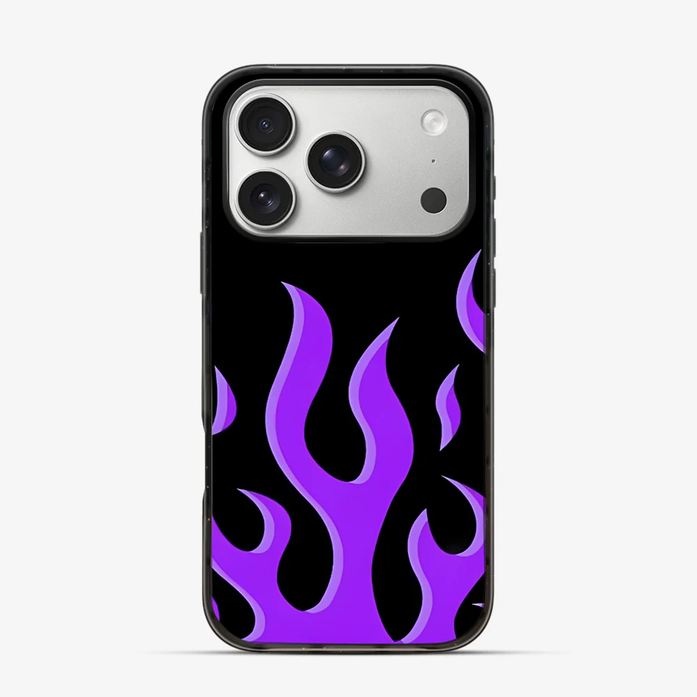 Flame | Purple iPhone 17 Pro Max Case - Image 3