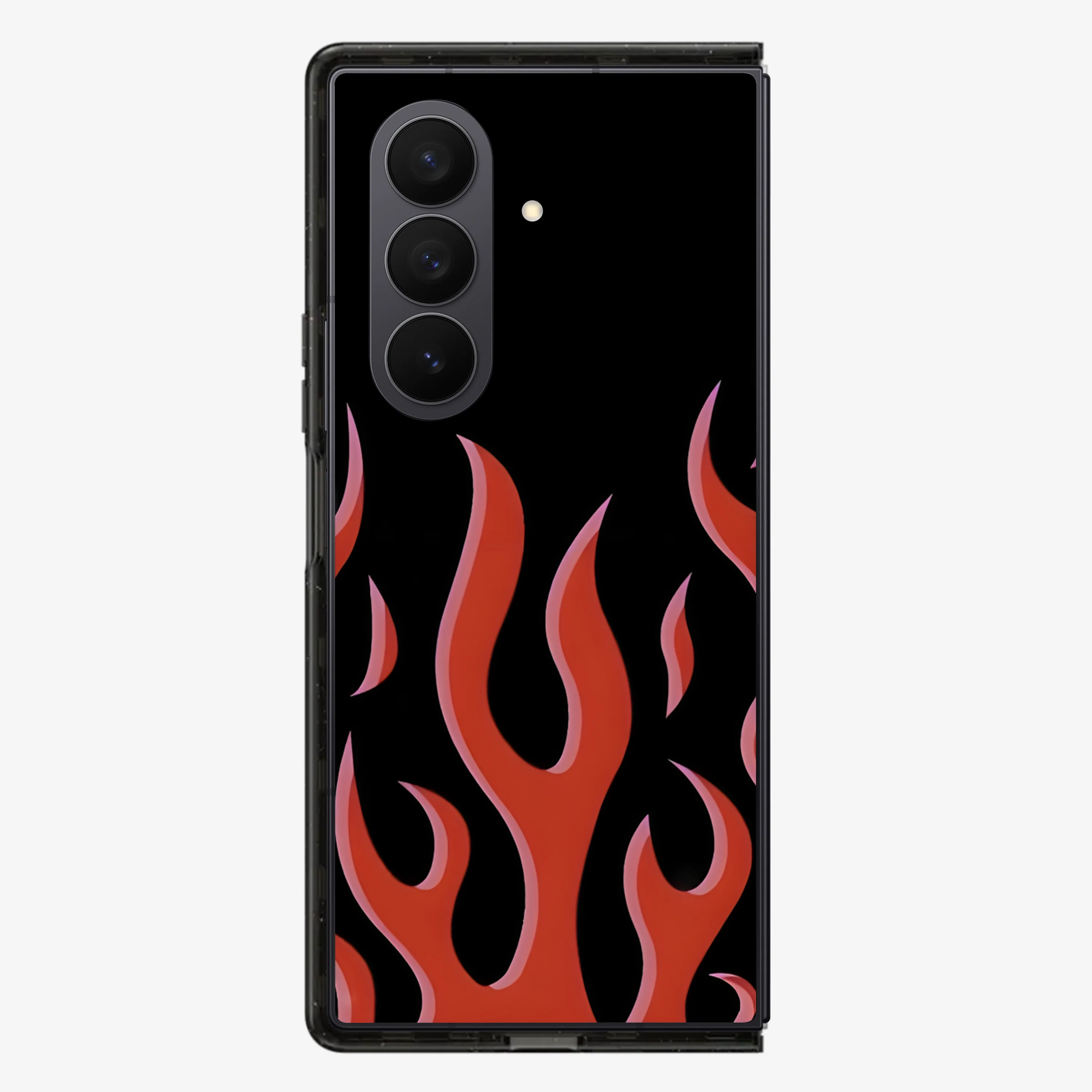 Flame | Red Samsung Z Fold Phone Case - Image 2