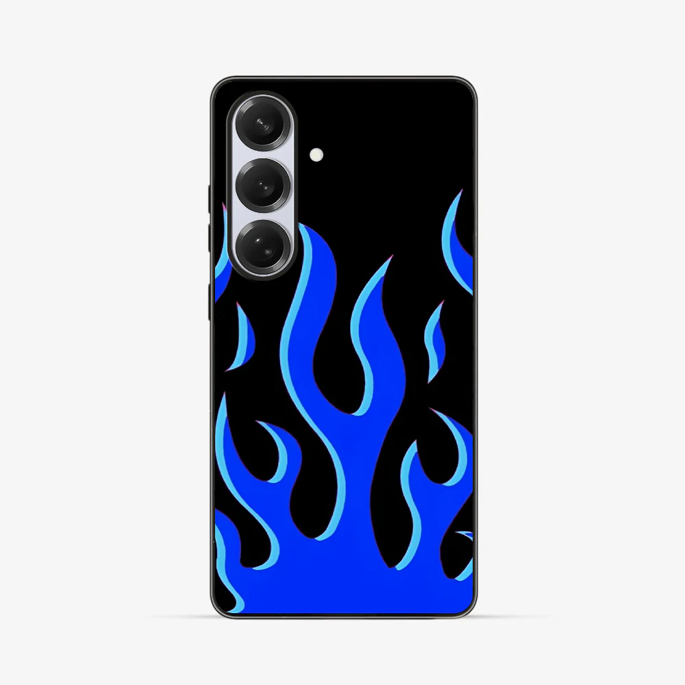 Flame Samsung Phone Case | Blue