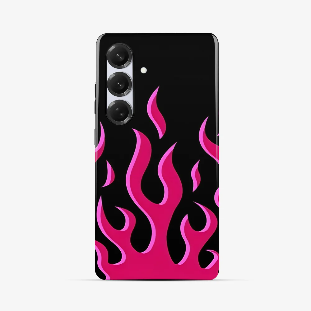 Flame Samsung Phone Case | Pink - Image 4