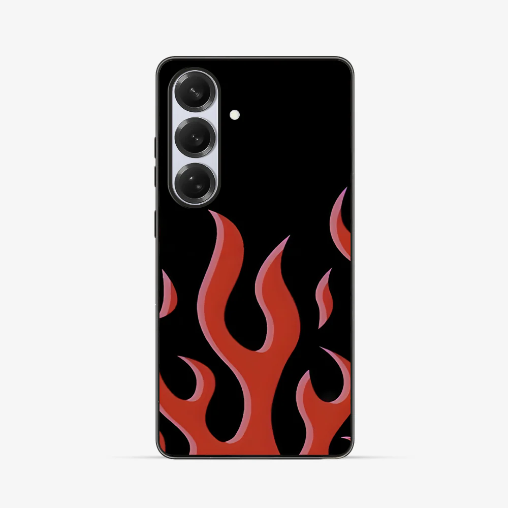Flame Samsung Phone Case | Red