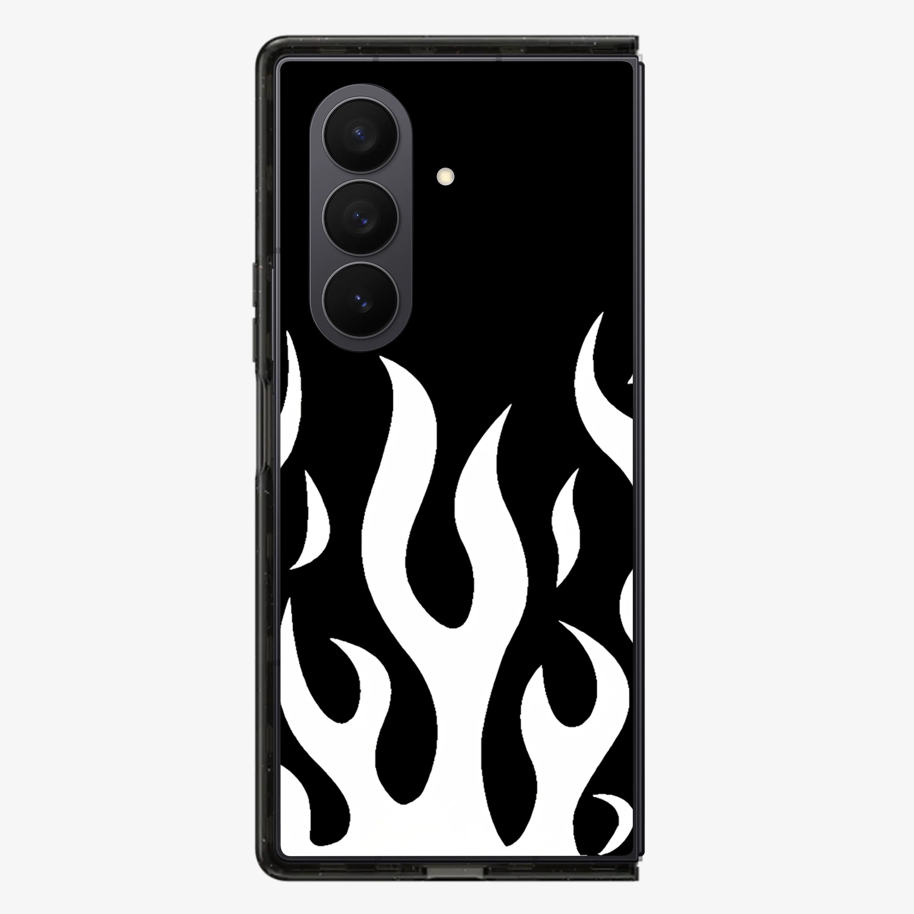 Flame | White Samsung Z Fold Phone Case - Image 2
