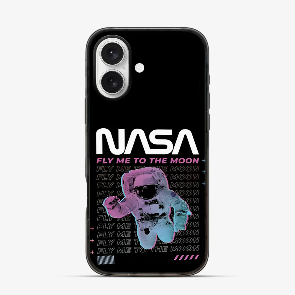 Fly Me To The Moon x Nasa iPhone 16 Case - Image 3