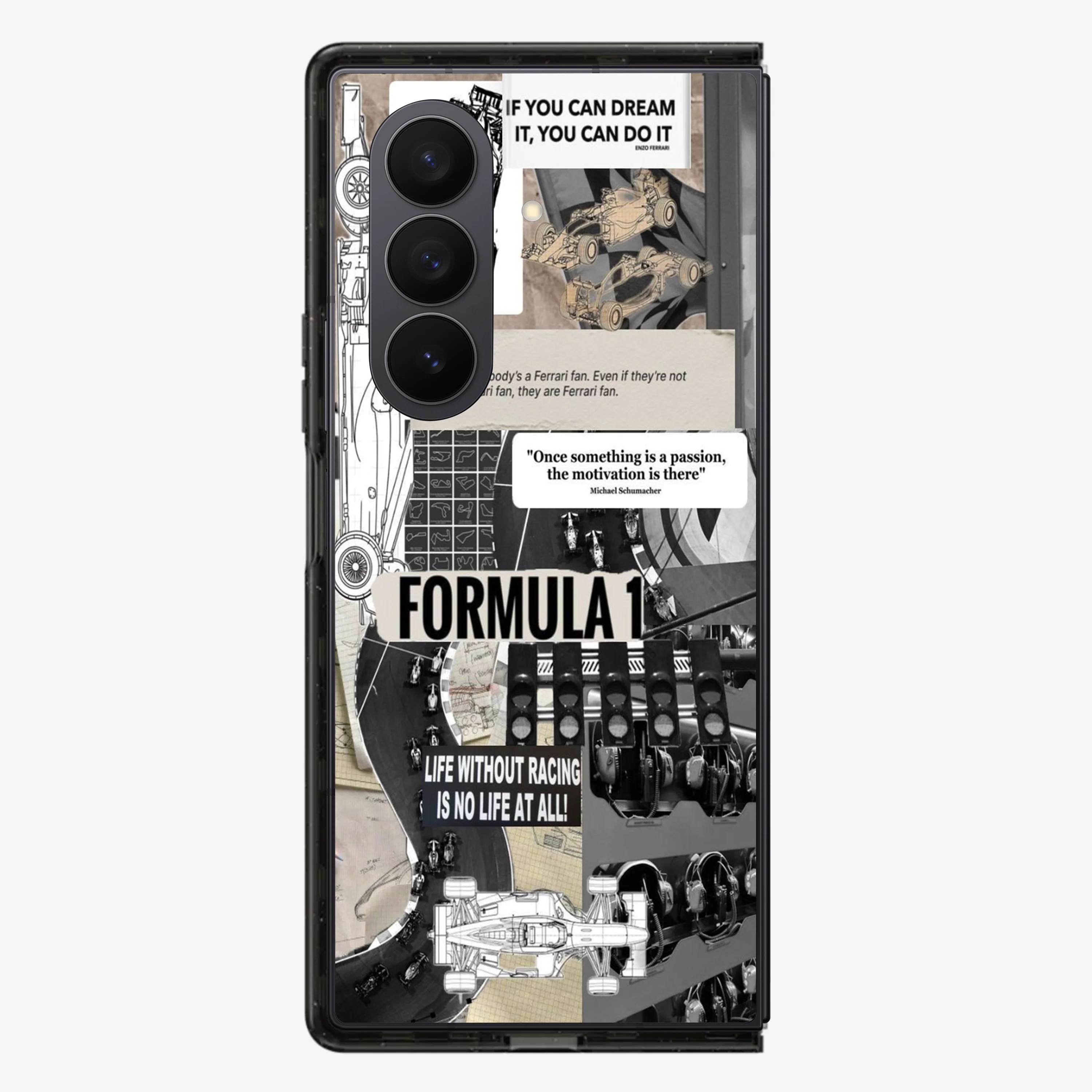 Formula 1 Sticker Samsung Z Fold Phone Case - Image 2
