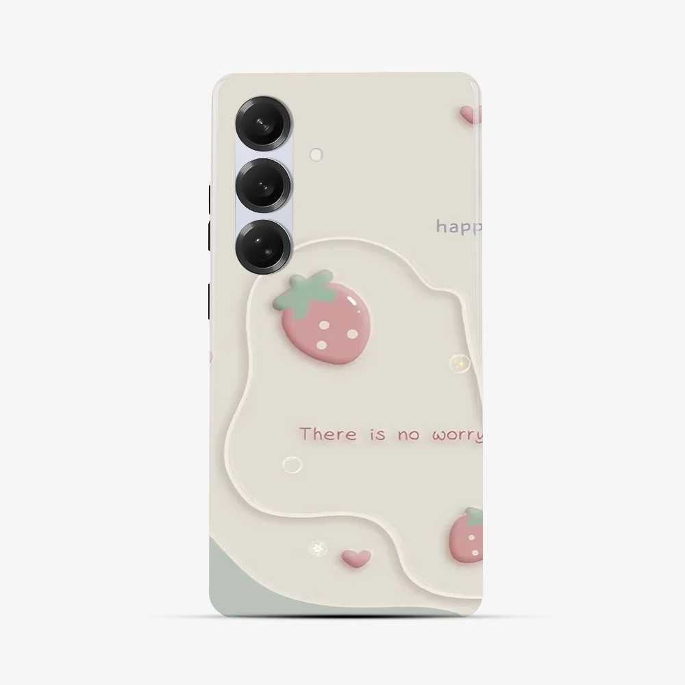 Happy | There is No worry Samsung Phone Case - Image 4