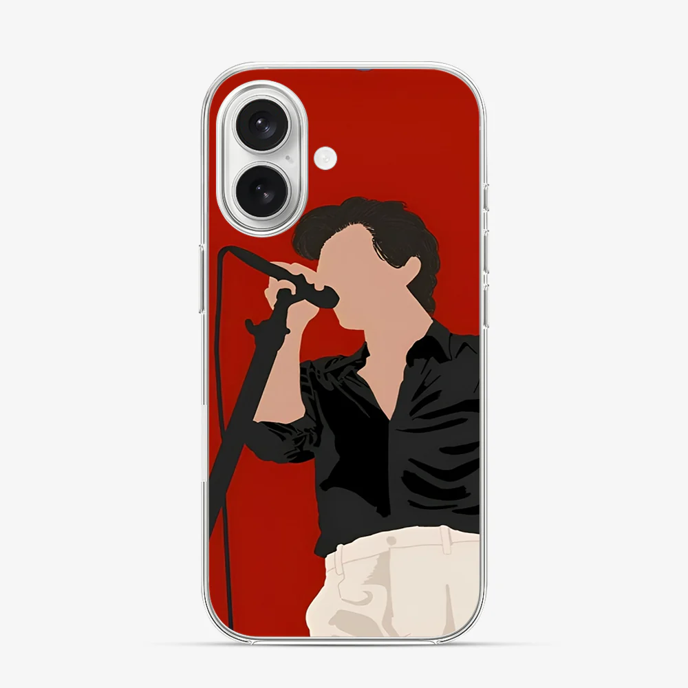 Harry Styles With A Mic iPhone 16 Case - Image 2