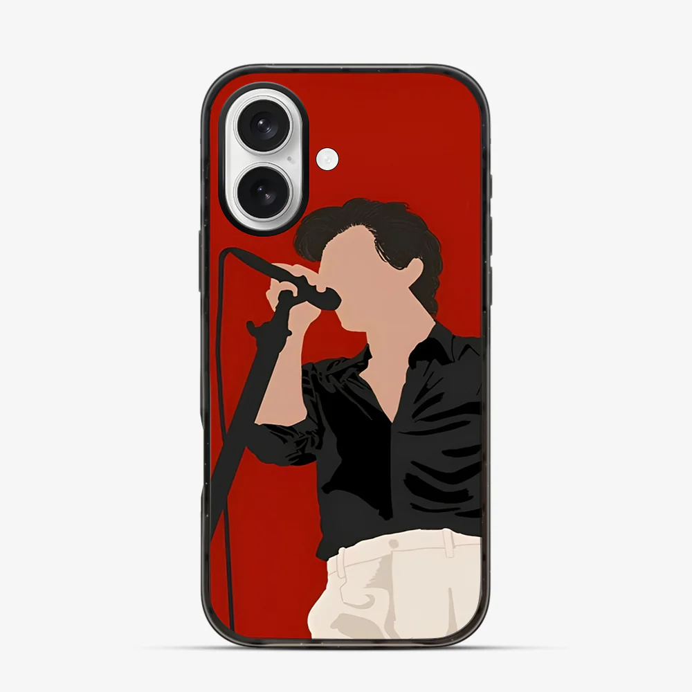 Harry Styles With A Mic iPhone 16 Case - Image 3