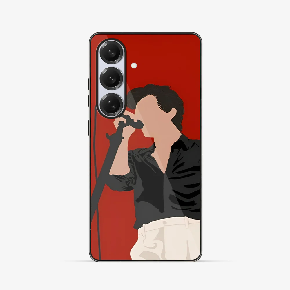 Harry Styles With A Mic Samsung Phone Case - Image 3