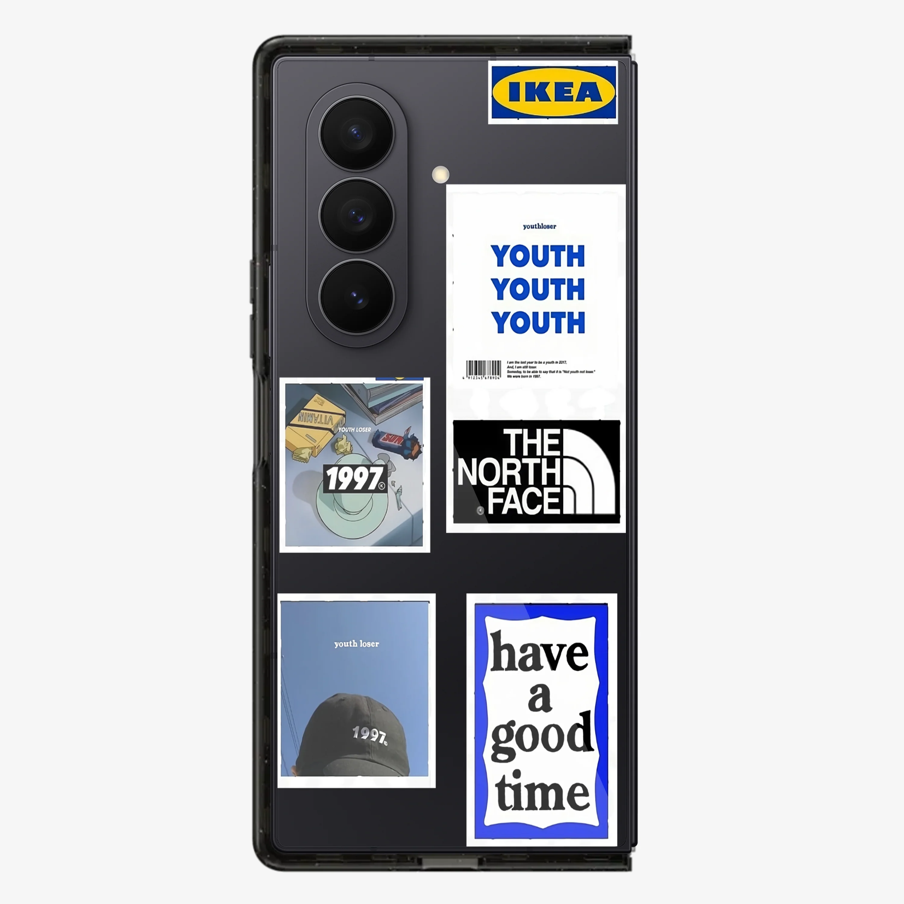 Have a Good Time Sticker Samsung Z Fold Phone Case - Image 3
