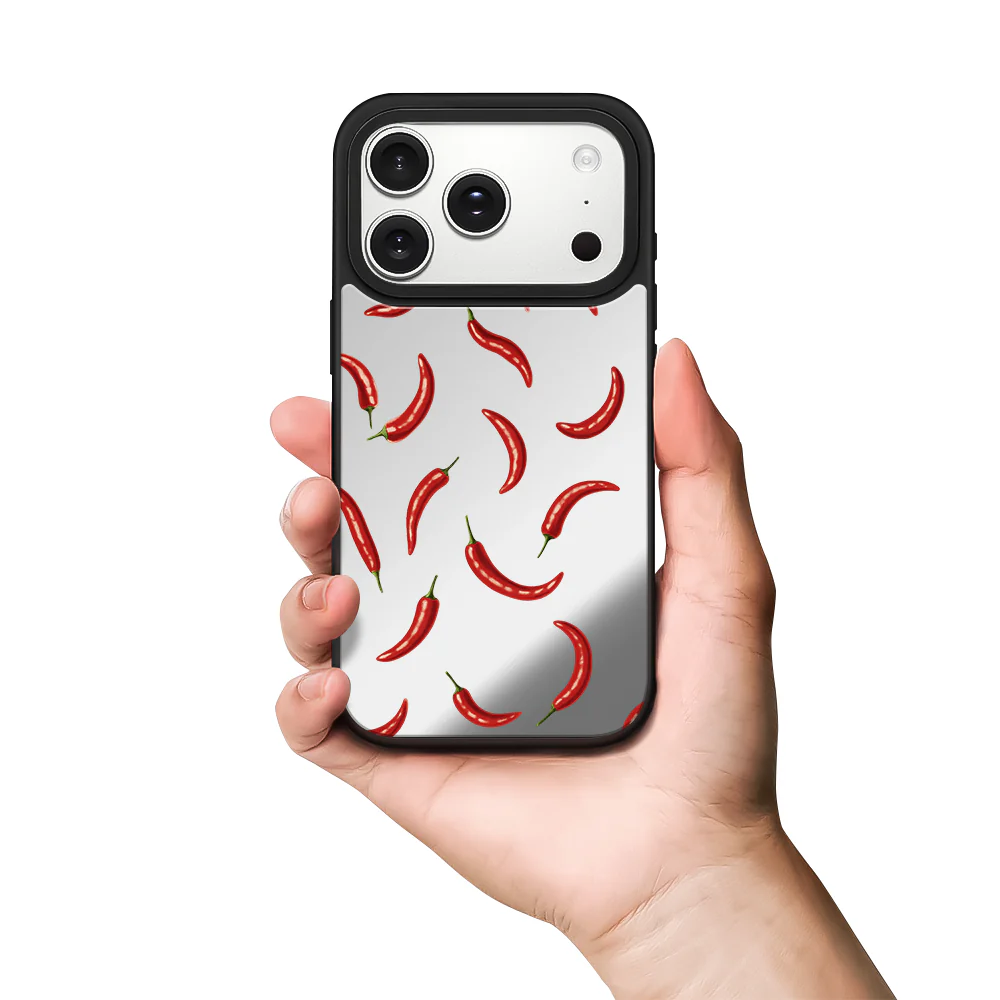 Hot Chilli Mirror Phone Case - Image 3