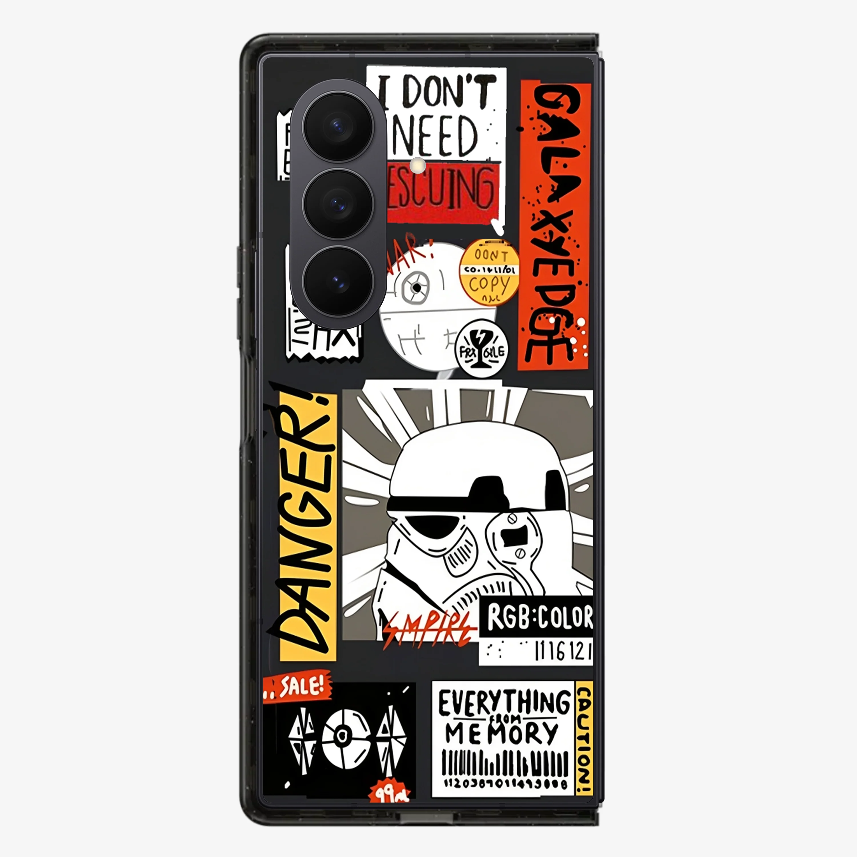 I Don't Need Rescuing Samsung Z Fold Phone Case - Image 2