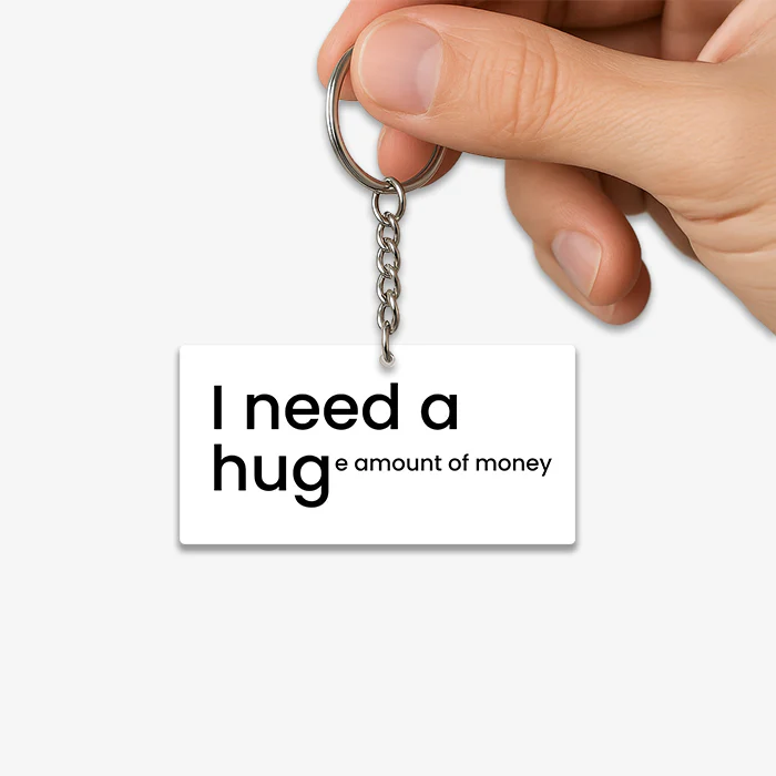 I Need A Hug KeyChain - Image 2